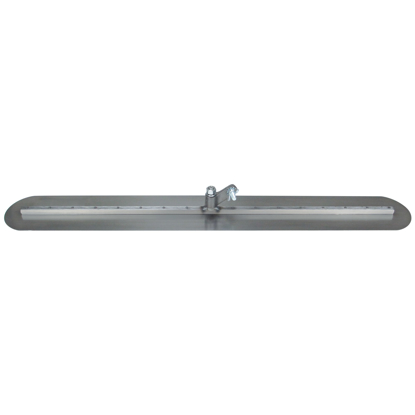 Show details for 24" Round End Carbon Steel Fresno Trowel with Swivel Bracket Picture of 24" Round End Carbon Steel Fresno Trowel with Swivel Bracket