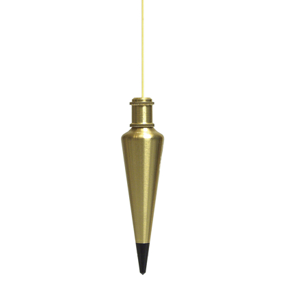 Picture of 8 oz. Professional Brass Engineer Plumb Bob
