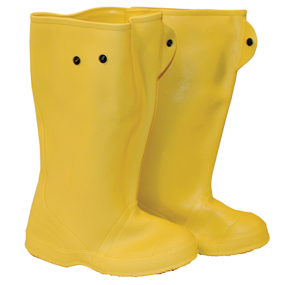 Picture of 16" Yellow Over-The-Shoe Construction Boots - Size 10