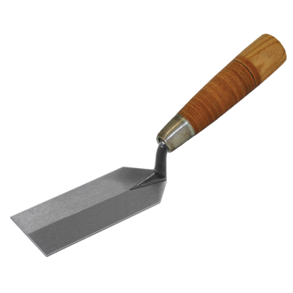 Picture of 5" x 1-1/2" Archaeology Margin Trowel with Leather Handle