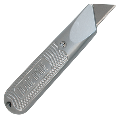 Picture of Checkered Handle Utility Knife with Fixed Blade