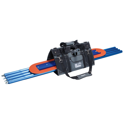 Picture of EZY-Tote Tool Carrier™ with 48" Orange Thunder® with KO-20™ Technology Bull Float, Knucklehead® II Bracket, and (4) 6 Ft. 1-3/8" Button Handles