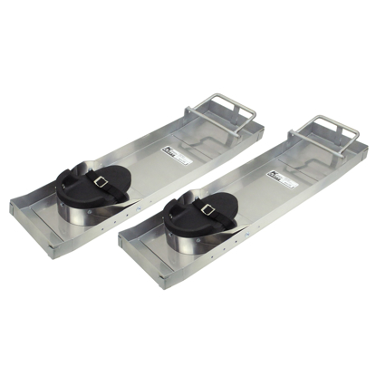 Picture of 31" x 8" Deluxe Heavy-Duty Stainless Steel Knee Boards (Pair)