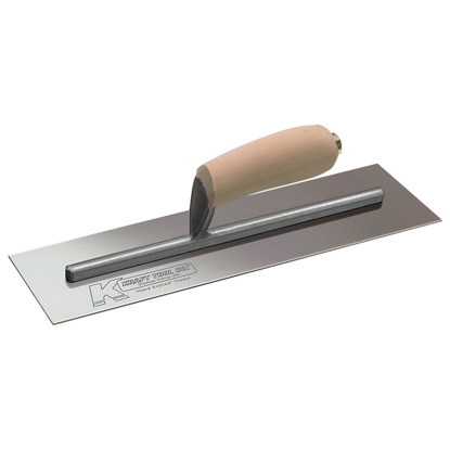 Picture of 14" x 4" Gunite Trowel with Camel Back Wood Handle