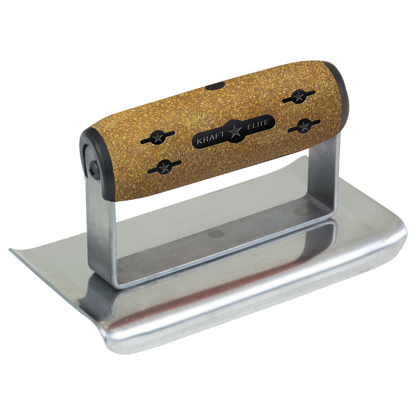 Picture of 6" x 2-1/2"  1/4"R Elite Series Five Star™ Curved End Edger with Cork Handle