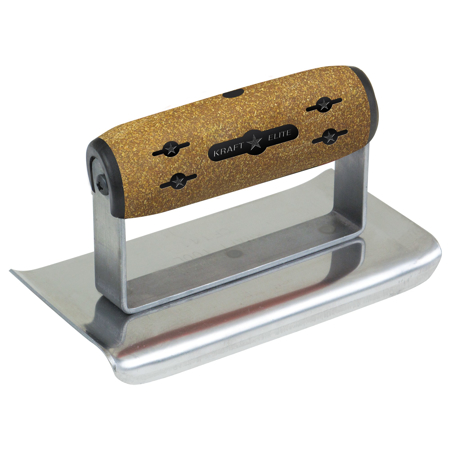 Picture of 6" x 2-1/2"  1/4"R Elite Series Five Star™ Curved End Edger with Cork Handle