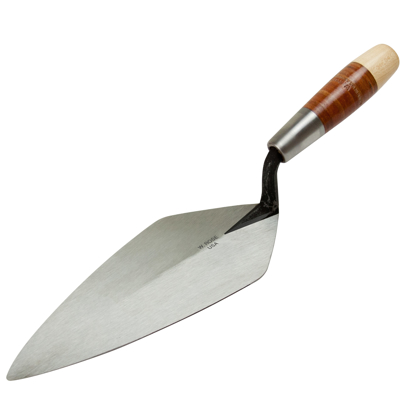 Picture of 13" Limber Narrow London Brick Trowel with Leather Handle