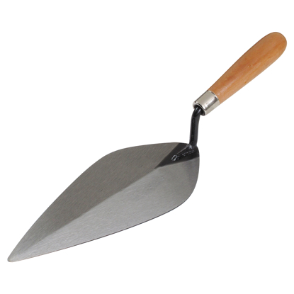 Picture of Hi-Craft® 11" Narrow Pattern Brick Trowel with Wood Handle