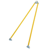 Picture of Gator Tools™ 16' x 2" x 4" Diamond XX™ Paving Screed Kit with Bracket, Out Riggers, & 3 Handles          