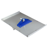 Picture of 8" x 8" 1/2"R, 3/4"D Stainless Steel Walking Groover (Full Top Plate) with Handle