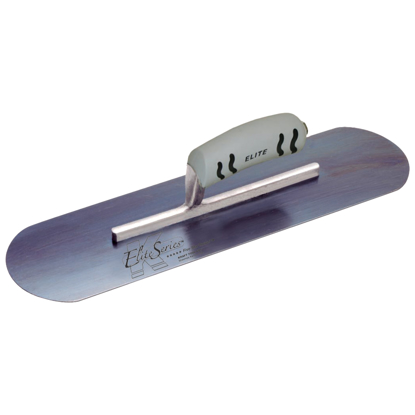Picture of Elite Series Five Star™ 20" x 5" Blue Steel Pool Trowel with ProForm® Handle on a Short Shank