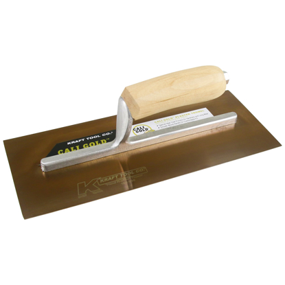 Picture of 14" x 5" Cali Gold™ Plaster Trowel with Low Profile Wood Handle