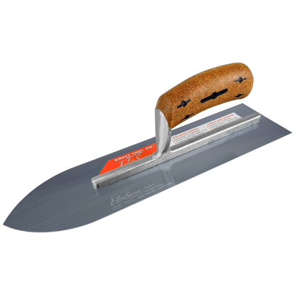 Picture of 14" x 4" Elite Series Five Star™ Blue Steel Pointed Sword Trowel with Cork Handle