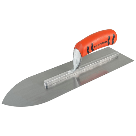 Picture of 20" x 4-1/2" Carbon Steel Pointed Sword Trowel with ProForm® Handle