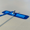 Picture of 48" Big "D" Flat End Blue Steel Float with EZY-Tilt® II Bracket