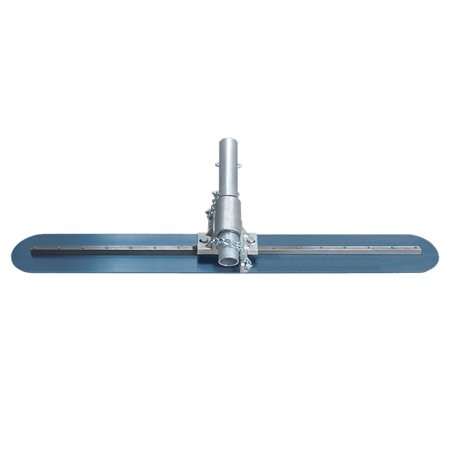 Picture of 36" Round End Blue Steel Fresno Trowel with EZY-Tilt® Bracket