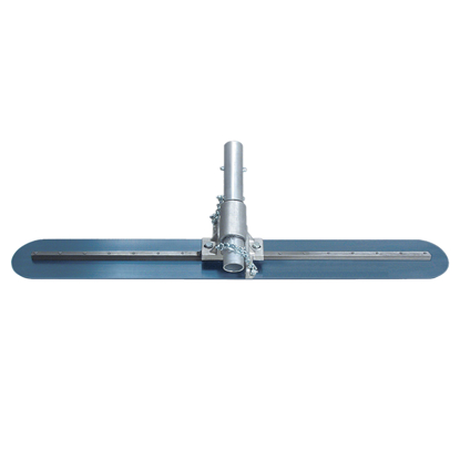 Picture of 48" Round End Blue Steel Fresno Trowel with EZY-Tilt® Bracket