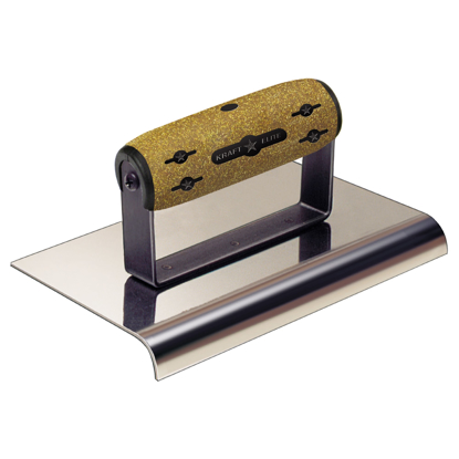 Picture of 10" x 6" 1/4"R Elite Series Five Star™ Stainless Steel Highway Edger with Cork Handle